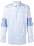 Comme Des Garçons Shirt Stripe And Stars Shirt - Blue