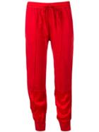 Andrea Ya'aqov Drawstring Track Pants - Red