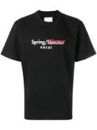 Sacai Spring/winter Print T-shirt - Black