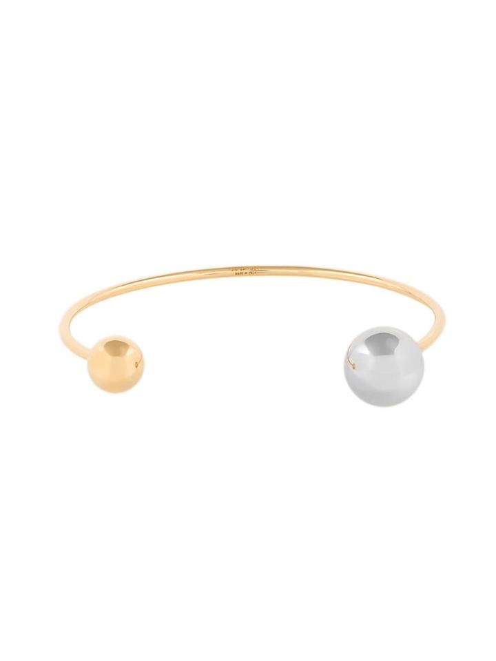 Jil Sander Double-sphere Necklace - Metallic