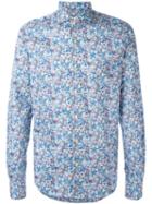 Xacus Floral Print Shirt, Men's, Size: 39, Cotton