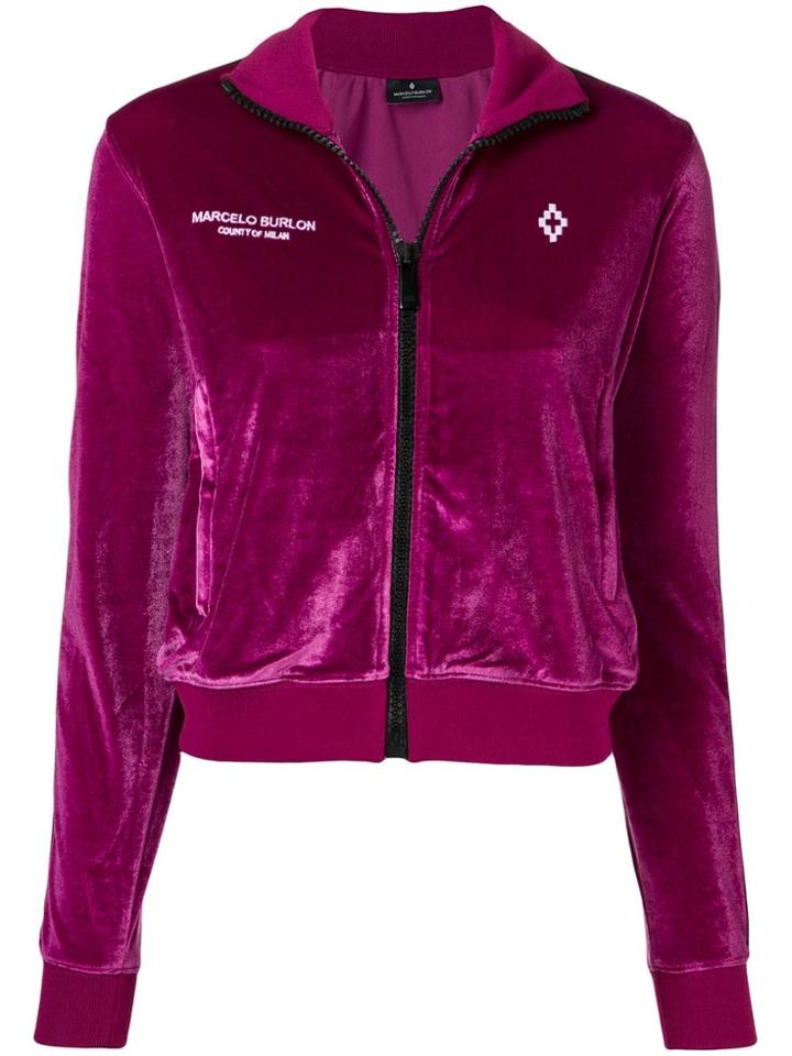 Marcelo Burlon County Of Milan Zipped Sweatshirt - Pink