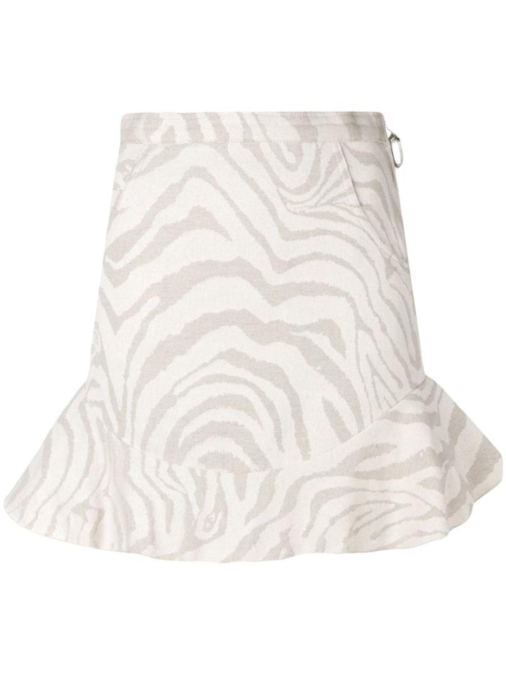 Atu Body Couture High Waisted Mini Skirt - Neutrals