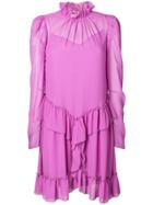 See By Chloé Ruffle Trimmed Dress - Purple