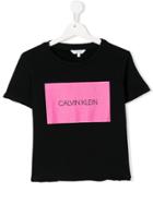 Calvin Klein Kids Logo T-shirt - Black