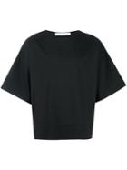 Société Anonyme Boxy T-shirt, Adult Unisex, Black, Wool