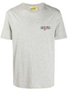 Geym Logo Print Short Sleeve T-shirt - Grey