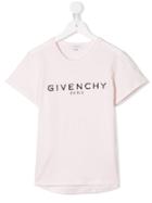 Givenchy Kids Logo Patch T-shirt - Pink