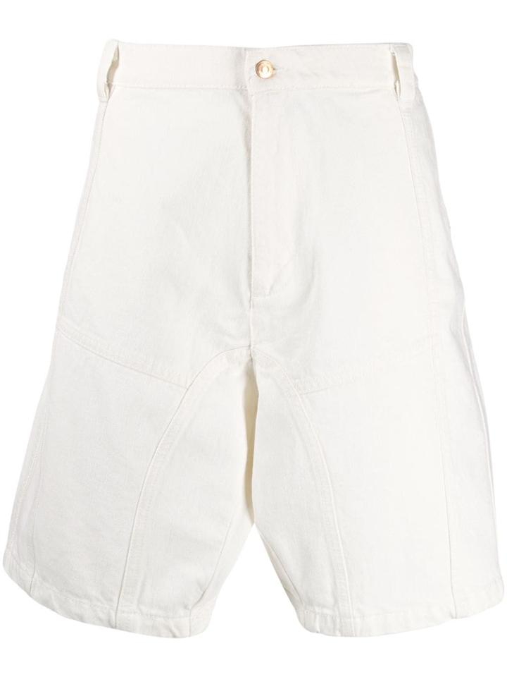 Gmbh Wide Panel Shorts - White
