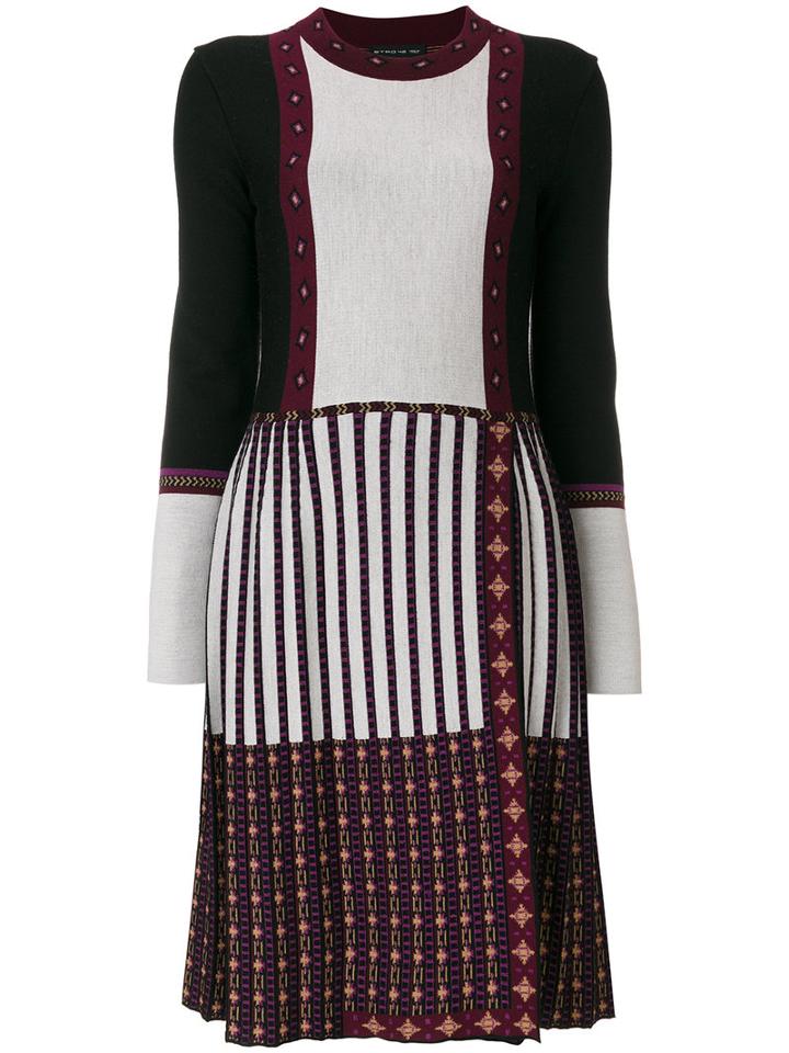 Etro - Multiple Print Dress - Women - Polyamide/polyurethane/viscose/alpaca - 44, Polyamide/polyurethane/viscose/alpaca
