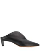 Gray Matters Pointed Mules - Black