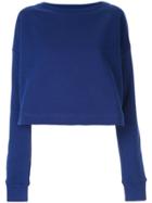 Marni Contrast Lining Sweatshirt - Blue