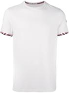 Moncler Classic T-shirt, Men's, Size: Large, White, Cotton/spandex/elastane