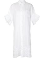 Junya Watanabe Comme Des Garçons Appliqué Hem Long Shirt