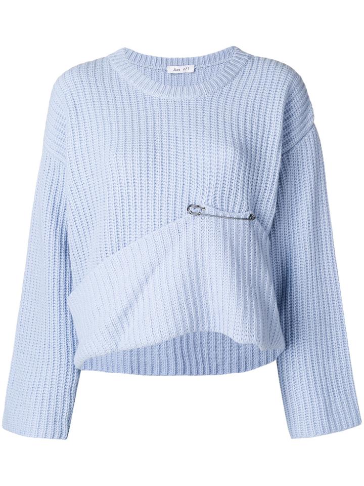 Act N&deg;1 Asymmetric Sweater - Blue