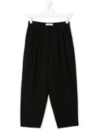 Nunzia Corinna Teen Tapered Trousers - Black