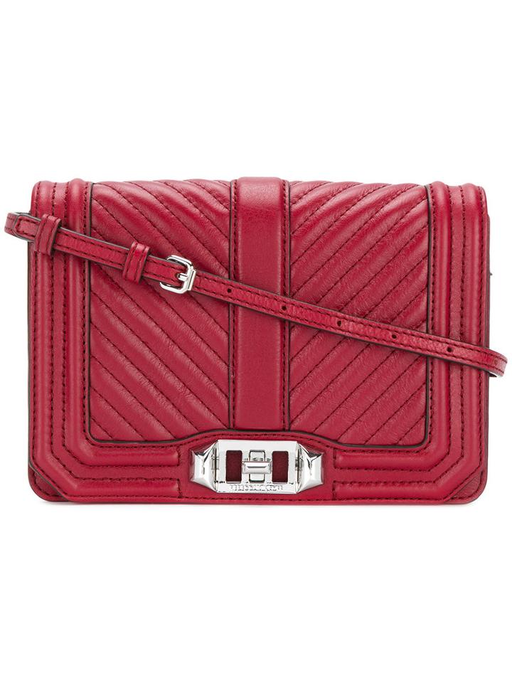 Rebecca Minkoff - Ribbed Shoulder Bag - Women - Leather - One Size, Red, Leather