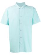 Ymc Short Sleeved Shirt - Blue