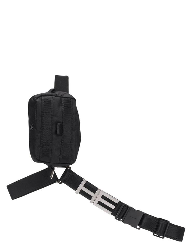 Heliot Emil Logo Chest Bag - Black