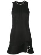 Alexander Wang Structured Ball Trimmed Dress - Black