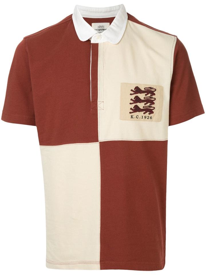 Kent & Curwen Flag Polo Shirt - Brown