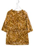 Anne Kurris 'ann' Velvet Bambi Dress, Toddler Girl's, Size: 4 Yrs, Brown