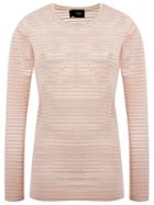 Andrea Bogosian Sheer Blouse, Women's, Size: P, Pink/purple, Elastodiene/polyester