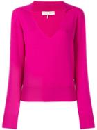 Emilio Pucci Fuchsia Cashmere Polo Jumper - Pink
