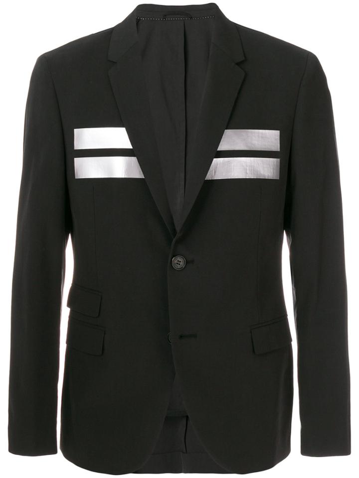 Neil Barrett Double Stripe Blazer - Black
