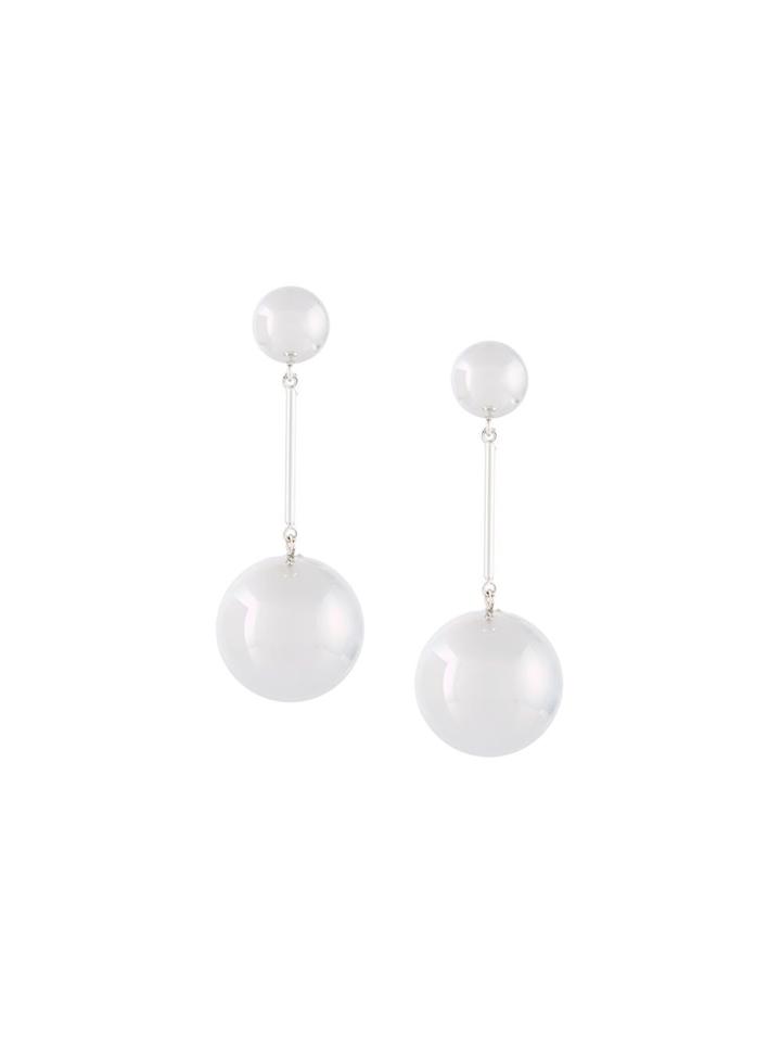 Jw Anderson Sphere Drop Earrings - Metallic