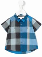 Burberry Kids - Checkered Shirt - Kids - Cotton - 24 Mth, Blue