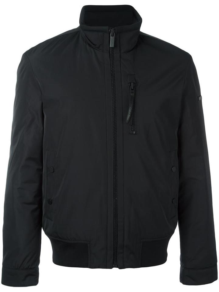 Calvin Klein Padded Jacket, Men's, Size: 46, Black, Polyester/nylon