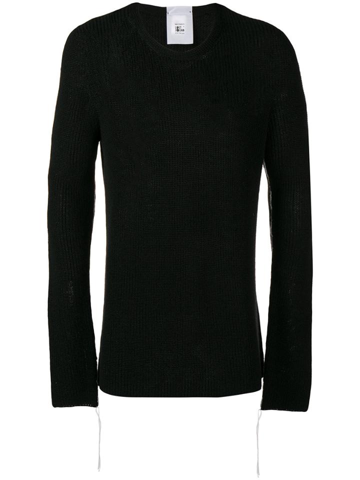 Lost & Found Rooms Rib Sweater - Black