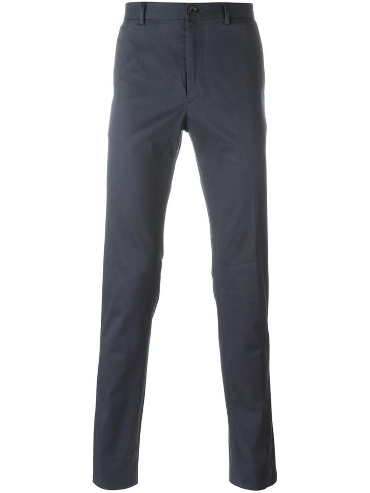 Ps By Paul Smith Slim Fit Chinos, Men's, Size: 31, Blue, Cotton/spandex/elastane