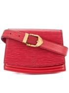 Louis Vuitton Vintage Pochette Ceinture Tilsitt Waist Bag - Red