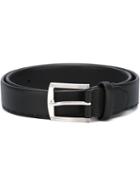 Kiton Classic Belt, Men's, Size: 105, Black, Leather