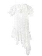 Philosophy Di Lorenzo Serafini Off-the-shoulder Lace Dress - White