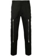 Alexander Mcqueen Zip Front Trousers - Black