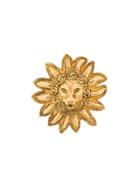 Chanel Vintage Lion Brooch - Gold