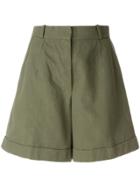 Holland & Holland Linen Shorts - Green