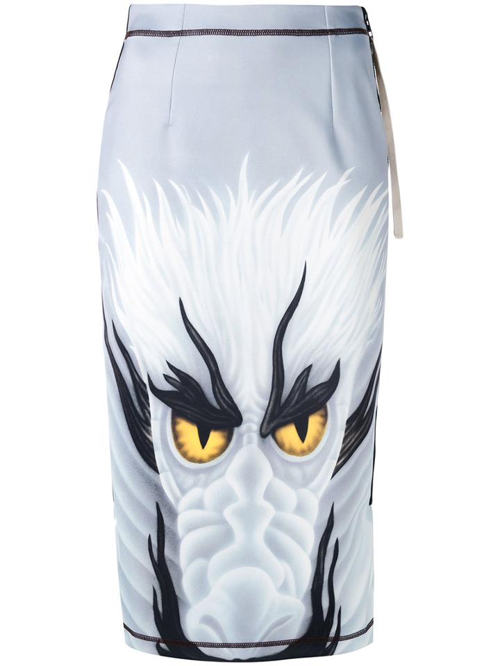 J.w.anderson - Scuba Pencil Skirt - Women - Polyester/spandex/elastane - 10, Grey, Polyester/spandex/elastane