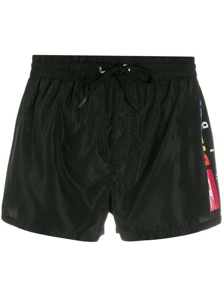 Diesel X Pride Swim Shorts - Black