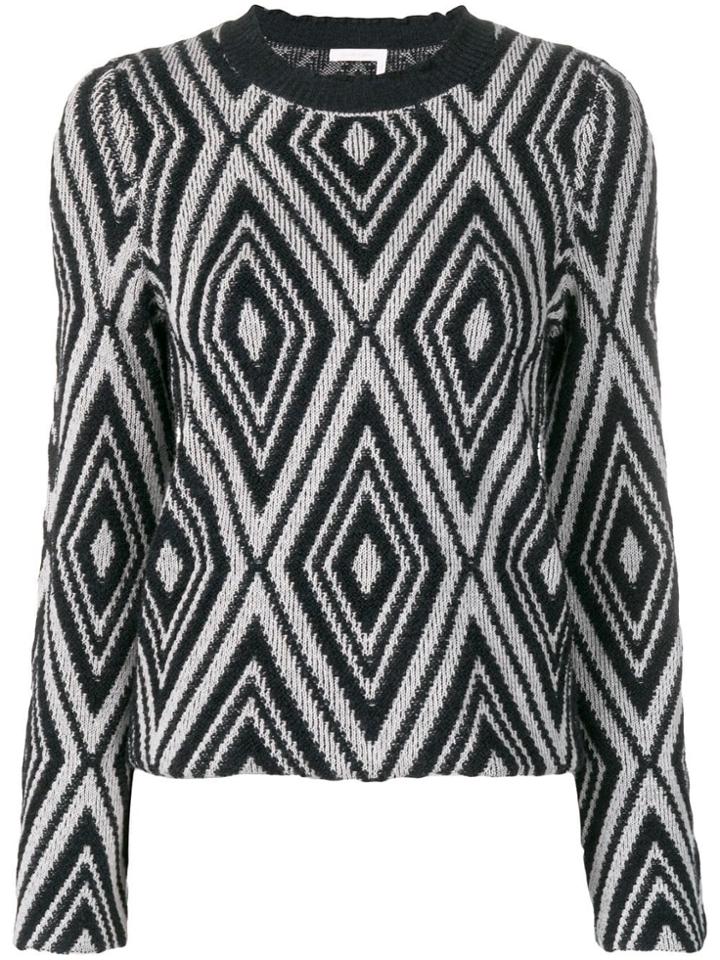 See By Chloé Frilly-neck Sweater - Blue