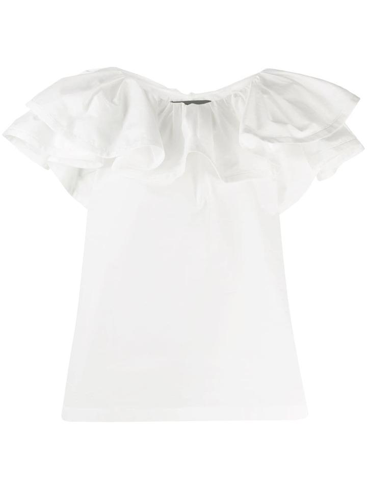 Marc Jacobs Ruffled Neck Blouse - White