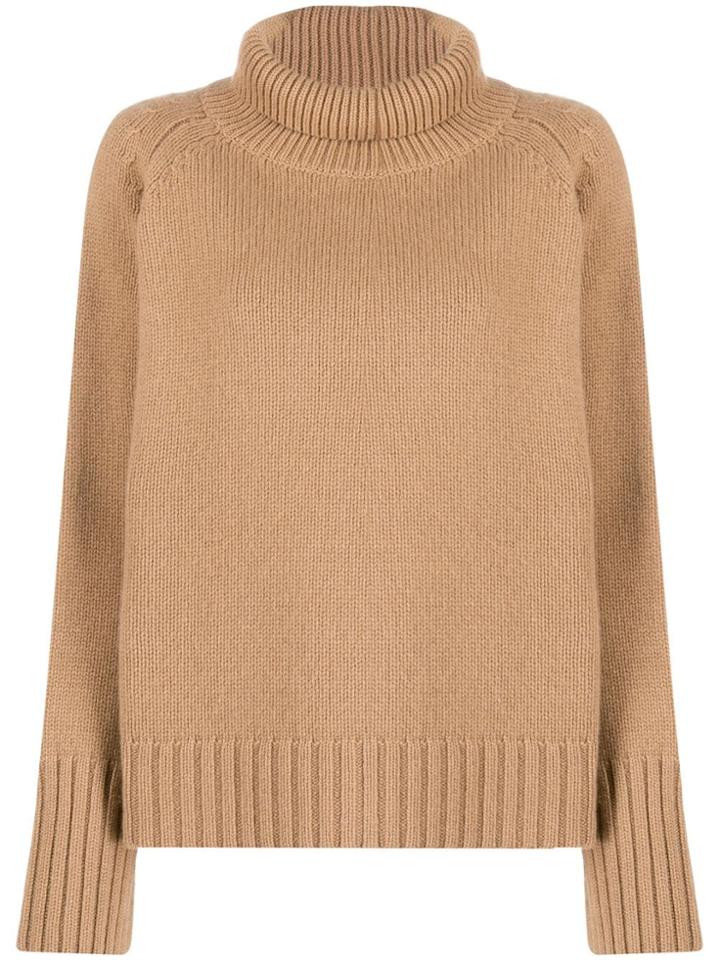 Société Anonyme Roll-neck Jumper - Neutrals