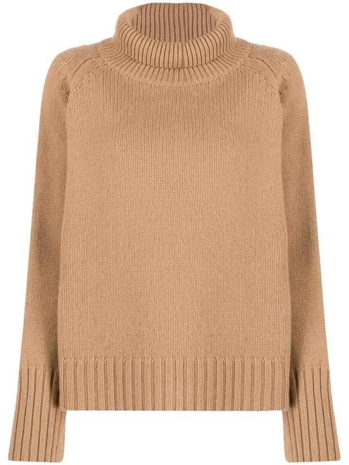 Société Anonyme Roll-neck Jumper - Neutrals