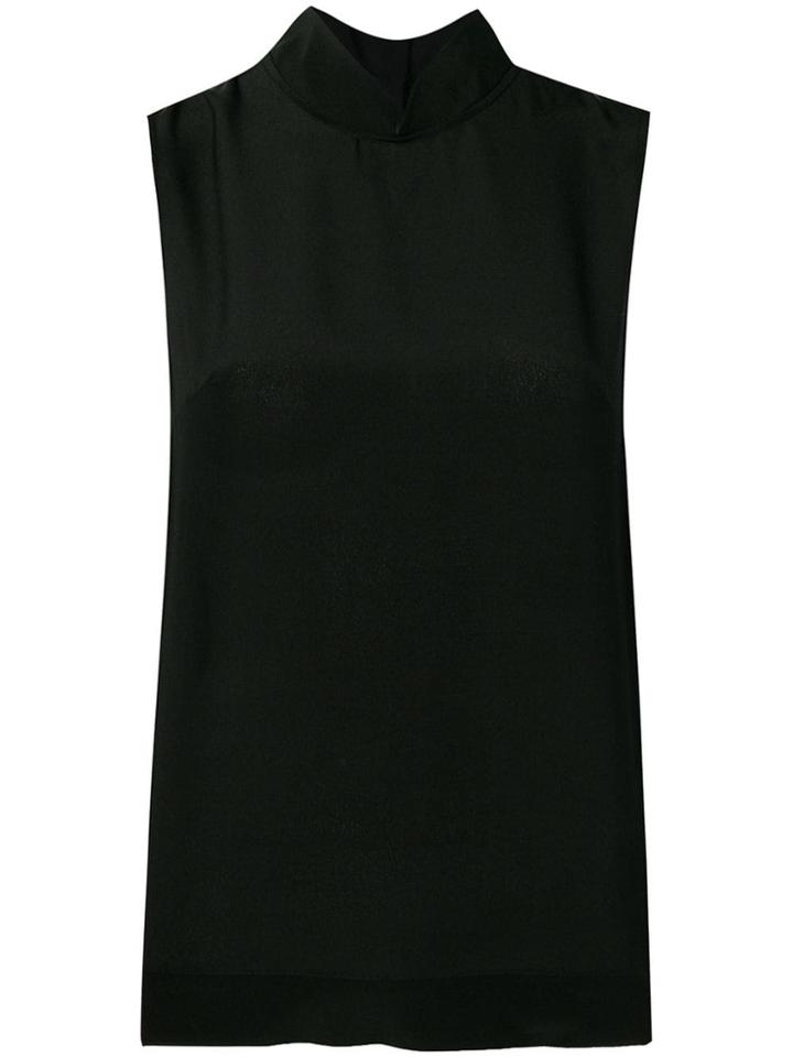 Simone Rocha Mandarin Collar Blouse - Black