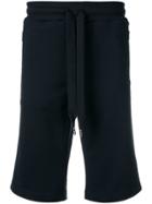 Dolce & Gabbana Logo Embroidered Back Track Short - Blue
