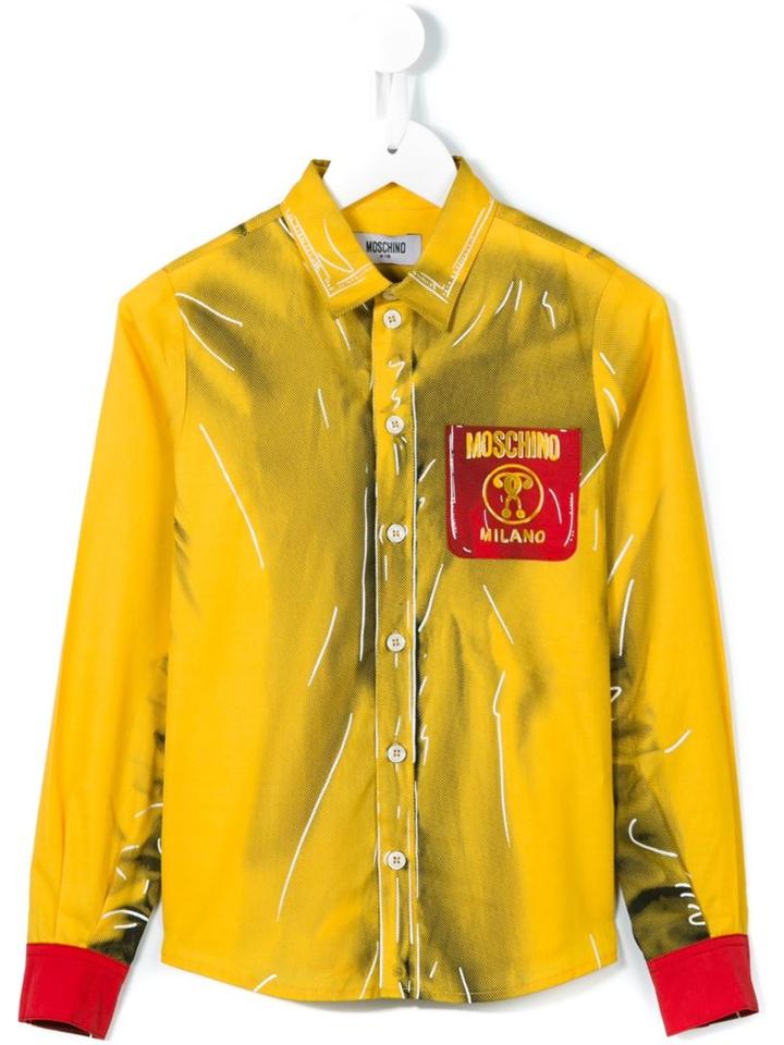 Moschino Kids Chest Pocket Logo Shirt
