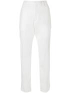 Hope Cropped Chino Trousers - White